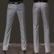2022韩版免烫男生西裤，修身直筒休闲裤潮流，时尚灰色商务垂感裤
