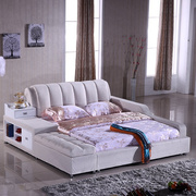 榻榻米床布床可拆洗布艺床，气动储物双人床，小户型1.8米软床婚床