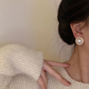 巴洛克珍珠耳钉女2023年潮，小众设计感高级耳环，复古冷性风耳饰