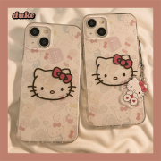 独壳 HelloKitty可爱动画适用苹果15ProMax手机壳卡通iphone1412少女心硅胶14promax女款11防摔13全包软