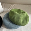 春夏贝雷帽时尚英伦风复古蓓蕾，帽女士米色绿色浅蓝色亚麻透气薄款