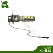 高品质5050三芯片12V H1 H3 led汽车前雾灯 近光灯 LED汽车装饰灯