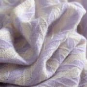 紫色条纹针织毛衣外套高级感超好看慵懒温柔风软糯香芋秋冬上衣女