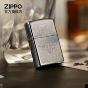 zippo之宝镜面镀铬zippo打火机古典花礼物