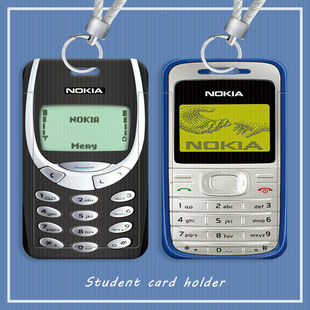 诺基亚手机创意学生滑盖，卡套饭卡公交，卡身份证件保护套门禁校园卡