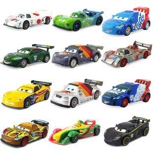 美泰汽车总动员合金玩具车西班牙国家赛车总动员英国法国德国赛车