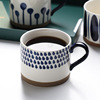手绘陶瓷杯 网红北欧ins风马克杯创意陶瓷杯子早餐复古牛奶咖啡杯