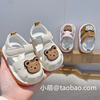 宝宝凉鞋男夏季0-1-2岁婴儿防滑软底卡通叫叫鞋女包头防踢学步鞋