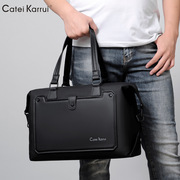 CateiKarrui 男士旅行包单肩手提包大容量长短途出差斜跨包行李包
