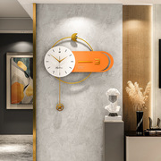 卧室挂钟创意个性时尚客厅餐馆家用欧式钟表网红墙面立体挂式时钟