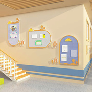 彩色毛毡板作品展示墙贴幼儿园文化墙装饰吸音软木板照片墙背景墙