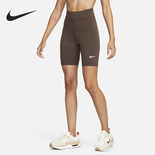 Nike/耐克秋季女子运动高腰骑行训练紧身短裤DV7798-237