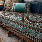 真皮沙发垫专用垫沙发垫欧式高档奢华座垫四季通用美式真皮坐垫防