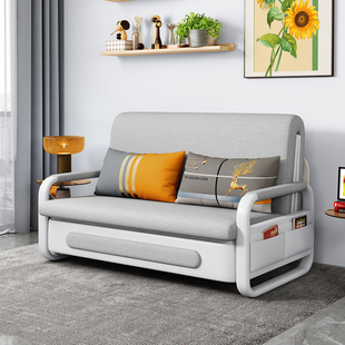沙发床可折叠两用储物单人，1.2多功能拆洗小户型，客厅双人收纳1.5米
