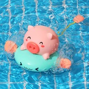 宝宝洗澡沐浴玩具儿童玩水，游泳黄鸭小猪飞鱼，水上男孩女孩戏水神器