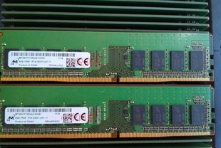 镁光8GB 1RX8 PC4-2400T 8G DDR4台式机内存MTA8ATF1G64AZ-2G3B1