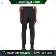 香港直邮潮奢 424 男士黑色褶皱长裤