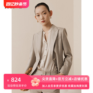 honrn红人休闲时尚修身显瘦西服，西装外套上衣女款春秋hh11os614