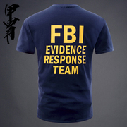 甲胄战术FBI联邦调查局特工探员纯棉短袖T恤衫军迷风电影周边