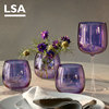 LSA杯子Aurora香槟杯葡萄酒杯海波杯highball杯鸡尾酒杯紫色花瓶