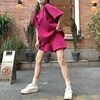 大码宽松显瘦运动套装女夏季时尚韩版学生短袖短裤休闲两件套网红