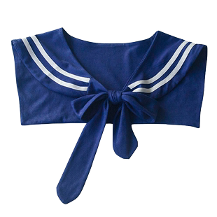 2024夏季日系海军学院风披肩娃娃，领蝴蝶结打结外搭假领子装饰女棉