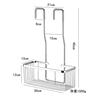免打孔淋浴房挂架置物架浴室洗澡间蓝304不锈钢水龙头挂篮 花洒架