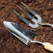除草挖土小铲子耙子不锈钢加厚种植松土户外种花园艺盆栽工具套装