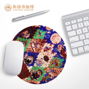 新疆博物馆文创特色壁画台式机笔记本电脑鼠标垫生日礼物送男女生