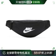 欧洲直邮Nike耐克斜挎包胸包腰包黑色简约logo印花休闲运动时尚