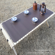 户外露营折叠pu皮革桌垫隔热垫野餐垫超大餐桌，垫台垫桌布垫子