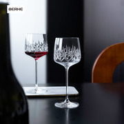 berhe捷克进口水晶玻璃葡萄酒杯，红酒杯手工，2支装赠礼情侣对杯