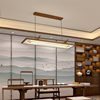 雷士照明同款品质新中式茶室吊灯古典茶桌灯Z简约长方形
