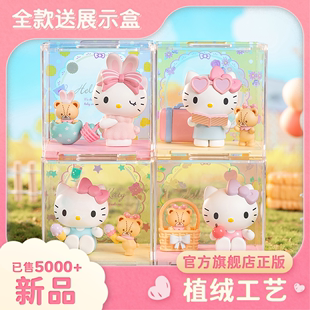 三丽鸥HelloKitty甜心玩伴盲盒微盒凯蒂猫手办周边公仔摆件礼物女