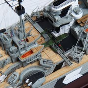 闽柔3g模型小号手拼装舰船05711俾斯麦号，战列舰19411700