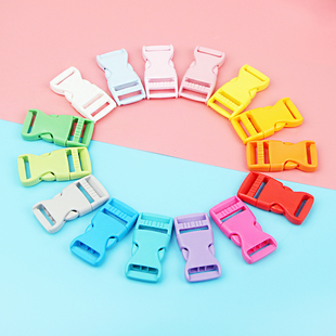 彩色塑料插扣2.5cm卡扣箱包，配件书包扣服装辅料，子母扣织带连接扣