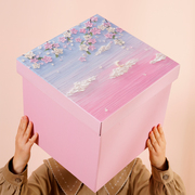 生日礼物盒包装盒空盒子送女朋友粉色惊喜盒大箱子特大零食空盒子