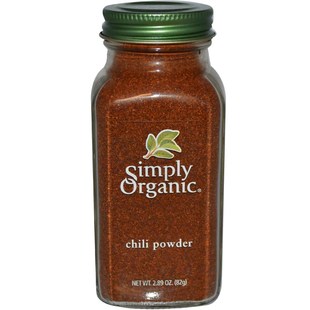 美国进口Simply Organic Chili Powder墨西哥辣椒粉五香红辣椒粉