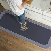 2023简约厨房地垫吸水吸油防滑家用垫子耐脏可擦免洗长条地毯