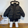 童装男童冬装棉衣外套，2024儿童加绒加厚棉服宝宝时髦棉袄上衣