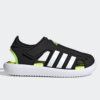 Adidas/阿迪达斯黑白绿儿童时尚运动休闲舒适跑步透气凉鞋GX2455