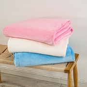 法兰绒家用毛毯床单毛绒夏季空调盖毯办公司毯子水洗午睡珊瑚绒