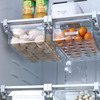 冰箱收纳盒悬挂抽屉式整理抽拉厨房蔬菜内部神器保鲜鸡蛋盒储物盒