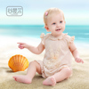 女婴儿连体衣夏装纯棉宝宝夏季公主哈衣新生儿衣服0-1岁3个月爬服