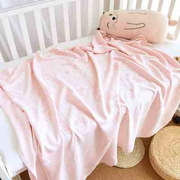 竹纤维盖毯毛巾被夏季薄款单人双人沙发毯儿童婴儿空调毯子午睡毯