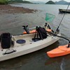 独木舟皮划艇浮筒 改装配件w 塑料硬艇 塑料皮划艇/马达/船帆