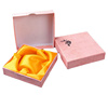 粉色方形纸盒手镯盒 手链盒 一枝花玫瑰花手镯饰品包装盒