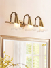 美式镜前灯全铜卫生间洗手洗脸盆欧式浴室镜柜专用法式复古灯具