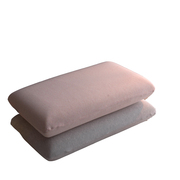 日式记忆棉枕头护颈椎枕慢回弹太空枕头家用单双人(单双人，)软枕芯一对装