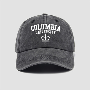 美国名校纪念衫，校服哥伦比亚大学常春藤联盟帽子，棒球帽男女百搭鸭